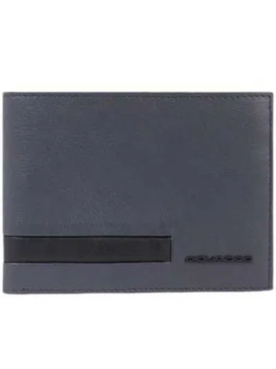 Piquadro Leather Wallet Accessories In Black