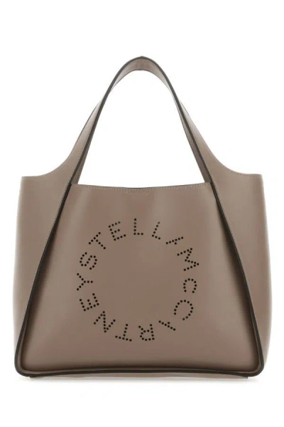 Stella Mccartney Woman Dove Grey Alter Mat Stella Logo Handbag In Gray