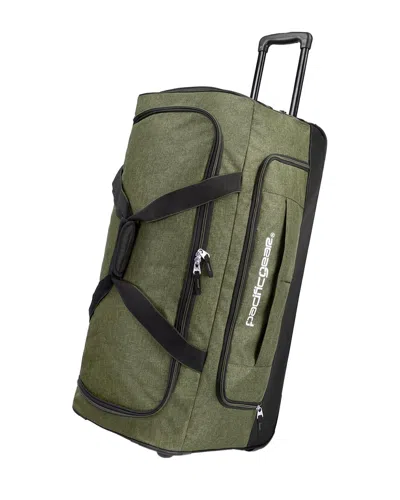Pacific Gear Keystone 30 Rolling Duffel Bag In Green