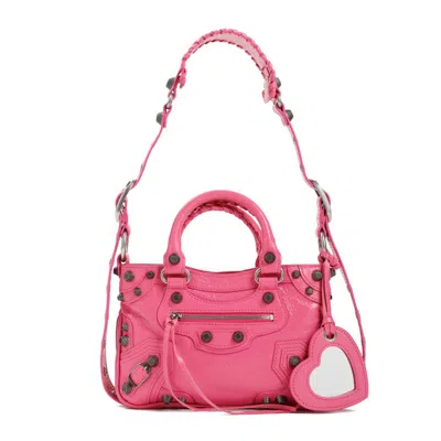 Balenciaga Neo Cagole S Tote Bag In Pink