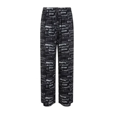 Balenciaga Pyjama Pants In Black