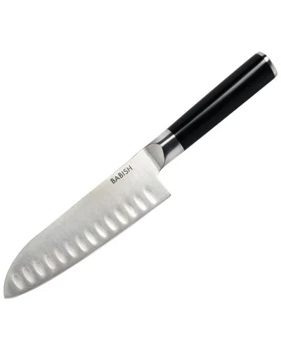 Babish 6.5in High-carbon Stainless Steel Full Tang Santoku Knife In Black