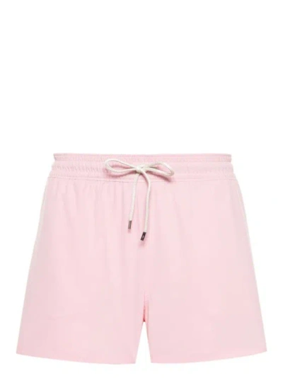 Polo Ralph Lauren Polo Pony-motif Swim Shorts In Pink