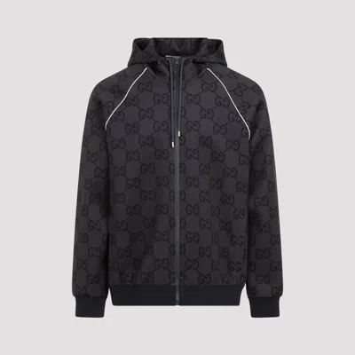Gucci Dark Grey Neoprene Zip Jacket