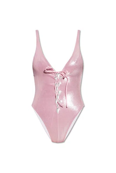Dsquared2 One Piece Swimsuit In Pink