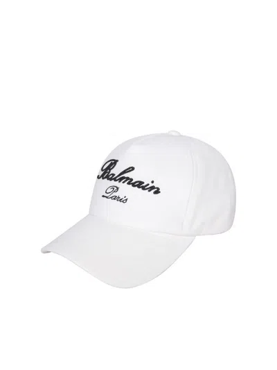 Balmain Hats In White