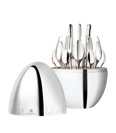 Christofle Mood Shanghai 24-piece Canteen In Silver