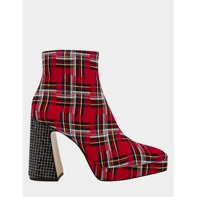 Betsey Johnson Raylan Red Plaid In Multi