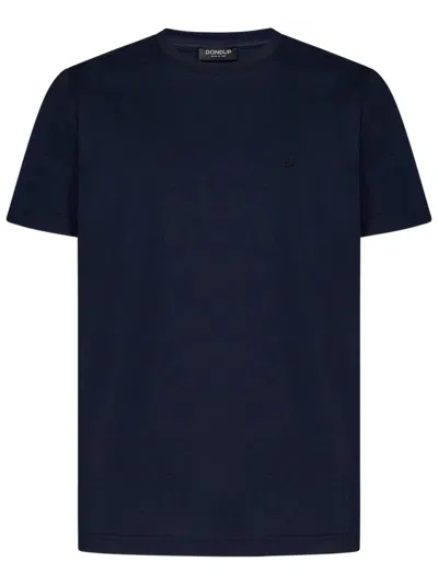 Dondup Logo T-shirt In Blue