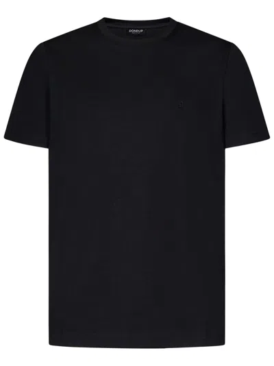 Dondup Logo T-shirt In Black