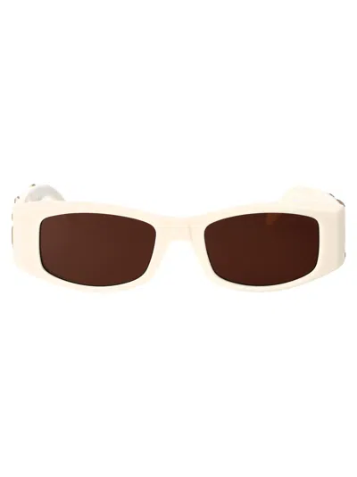 Palm Angels White Angel Sunglasses In 0160 White
