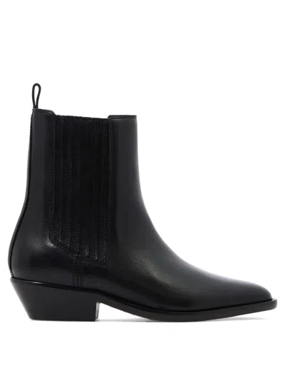 Isabel Marant "delena" Ankle Boots In Black