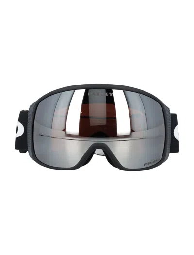 Oakley Flight Tracker L Snow Goggles In Matte Black Prizm Snow Black Iridiu