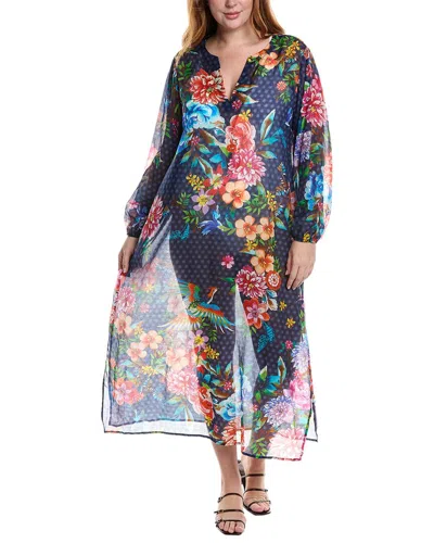 Johnny Was Ocean Dreamer Maxi Cover-up In Multi