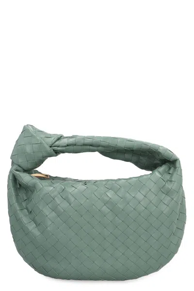Bottega Veneta Teen Jodie Leather Shoulder Bag In Green