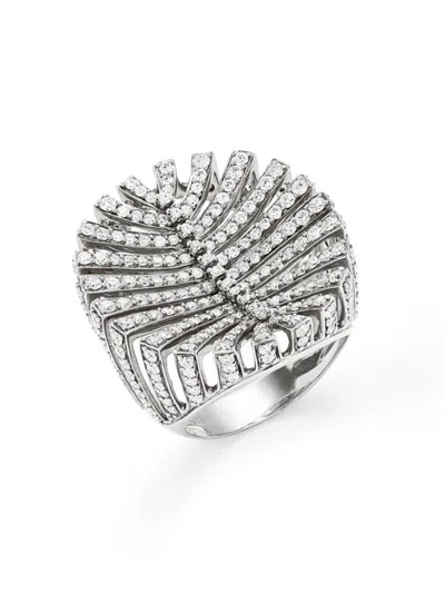 Hueb Women's Apus 18k Gold & 3.16 Tcw Diamond Ring In Silver