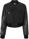 GIVENCHY cropped bomber jacket,17A102306512312898
