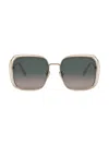 Dior Fil S1u Sunglasses In Gold/green Gradient