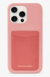 Maison De Sabre Card Phone Case Iphone 12 Pro Max In Coral Lily