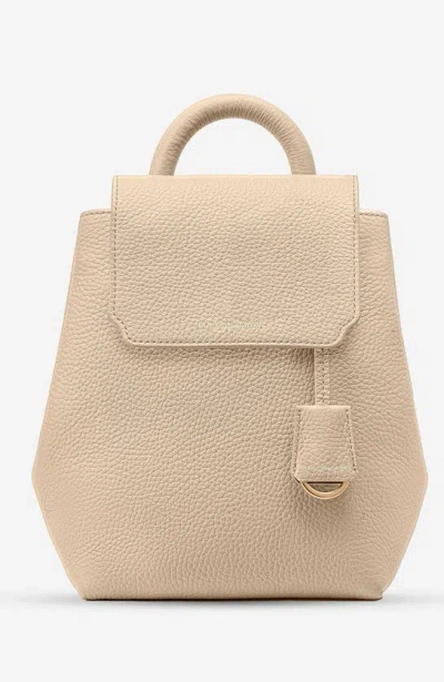 Maison De Sabre Mini Soft Leather Backpack In Saharan Nude