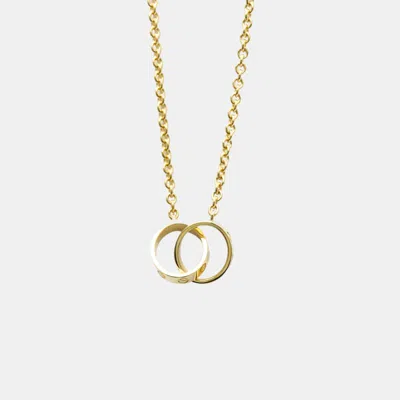 Pre-owned Cartier 18k Yellow Gold Love Pendant Necklace