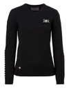 PHILIPP PLEIN PULLOVER ROUND NECK LS "KISS SILLY",A17CWKO0075PTE076N02