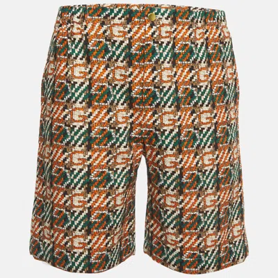 Pre-owned Gucci Multicolor Printed Cotton Shorts S