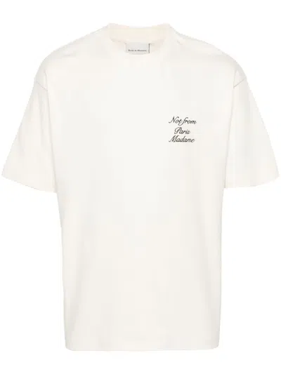Drôle De Monsieur T-shirt In White