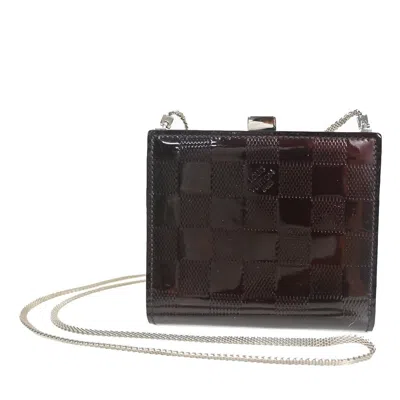 Pre-owned Louis Vuitton Ange Burgundy Patent Leather Shoulder Bag ()