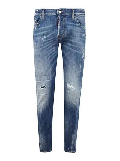 Dsquared2 Sexy Twist Jean Clothing In Blue