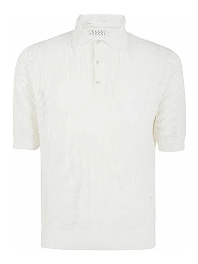 Ballantyne Polo Neck Pullover Clothing In White