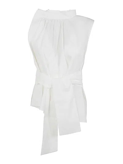 Sacai Cotton Poplin Shirt Clothing In White