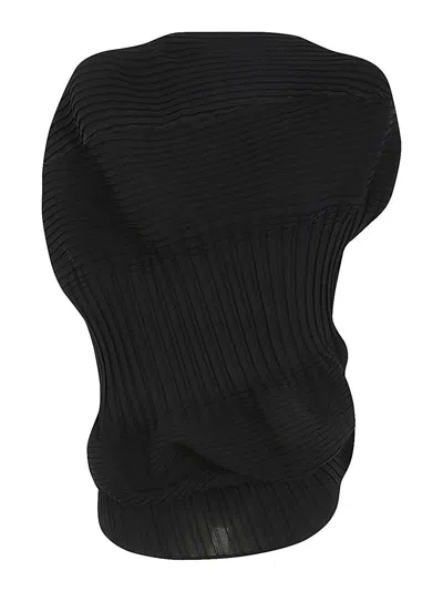 Issey Miyake Aerate Pleats Sweater Clothing In Black
