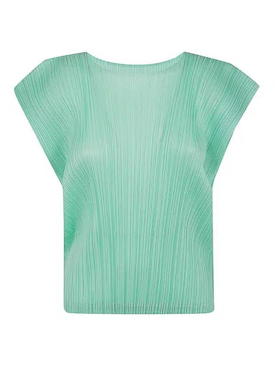 Issey Miyake Pleats Please  Monthly Colours March Shirt Clothing In Green