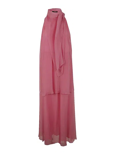 Seventy Sleeveless Long Dress In Pink