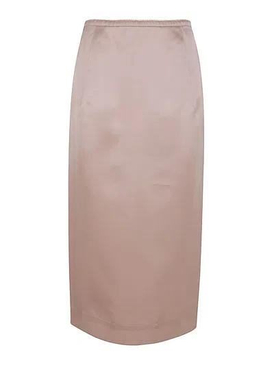 N°21 Woven Skirt In Nude & Neutrals