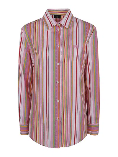 Etro Striped Shirt Clothing In Multicolour