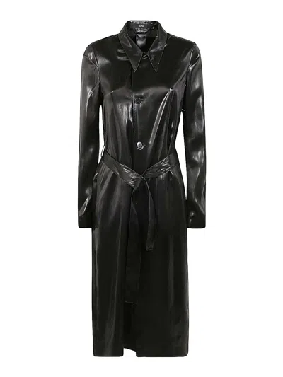 Sapio Belted Trench Clothing In Black