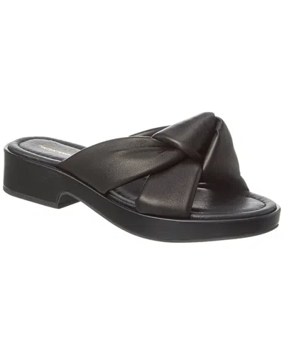 Intentionally Blank Romi Leather Sandal In Black