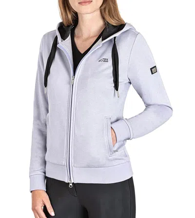 Equiline Goreg Ladies Zip Hoodie In Misty Lilac In Multi