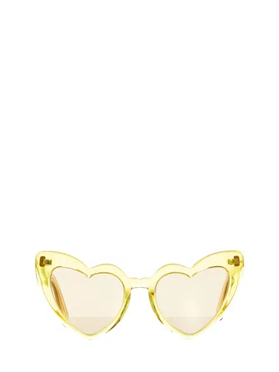 Saint Laurent New Wave Sl 181 Loulou Sunglasses In Yellow