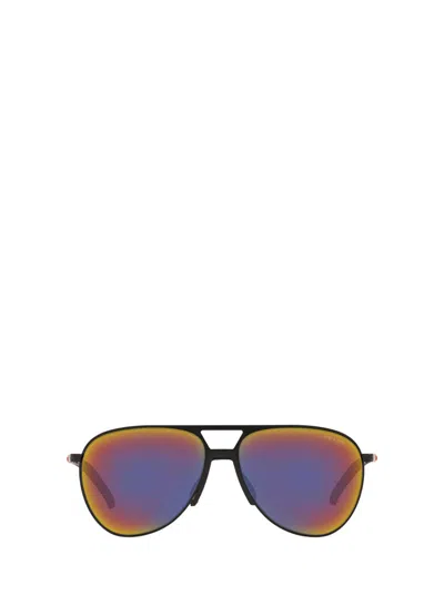 Prada Ps 51xs Matte Black Sunglasses In Purple