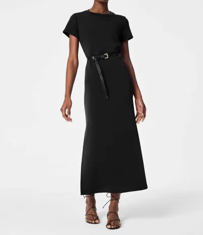 Spanx Airessentials Maxi T- Shirt Dress In Very Black
