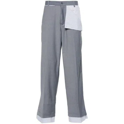 Kidsuper Layered-detailing Trousers In Grey