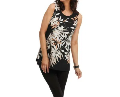 Compli K Palm Tree Tank In Black Palm In Multi