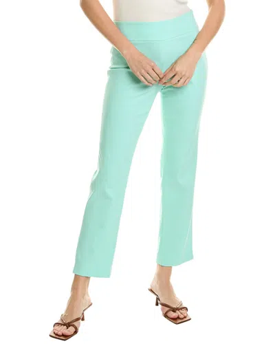Jones New York Wide Straight Ankle Pant In Green