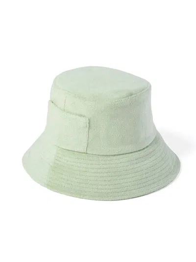 Lack Of Color Wave Bucket Hat In Mint In Green