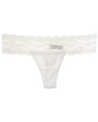 B.tempt'd By Wacoal B. Temptd By Wacoal. B. Adorable Thong In White