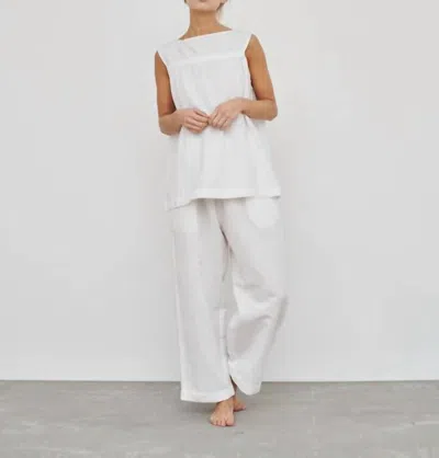 Care By Me Cecilie Top In White