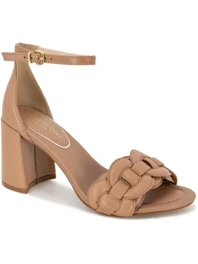 Kenneth Cole New York Luisa Womens Leather Almond Toe Block Heels In Multi